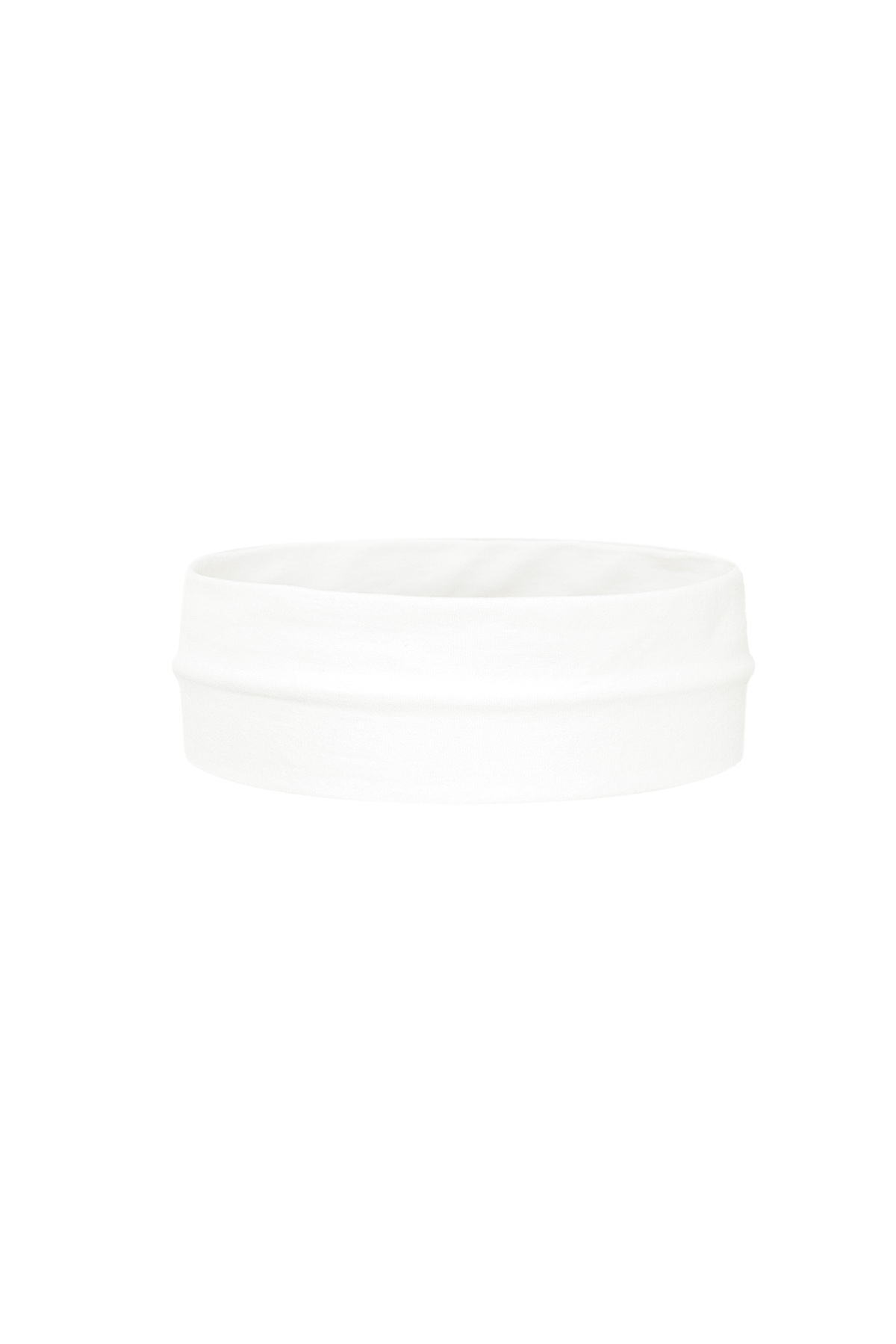 Basic hair band elastic - white 2