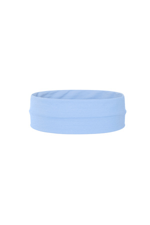 Basic-Haarband elastisch – blau h5 