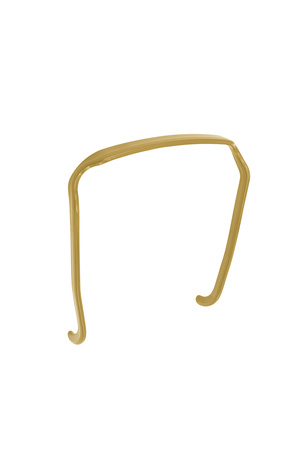 Vierkante haarband - goud h5 