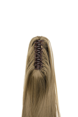 Ponytail clip in straight - camel h5 Picture5