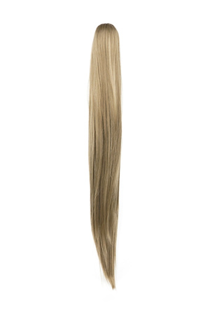 Ponytail clip in straight - camel h5 
