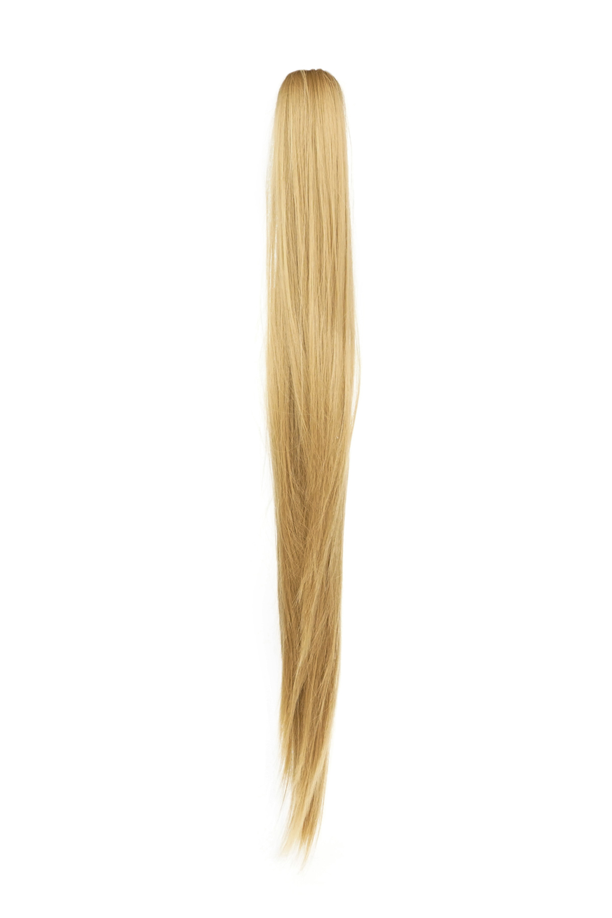 Ponytail clip in straight - brown