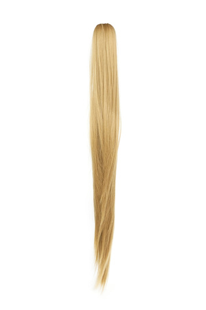 Ponytail clip in straight - brown h5 