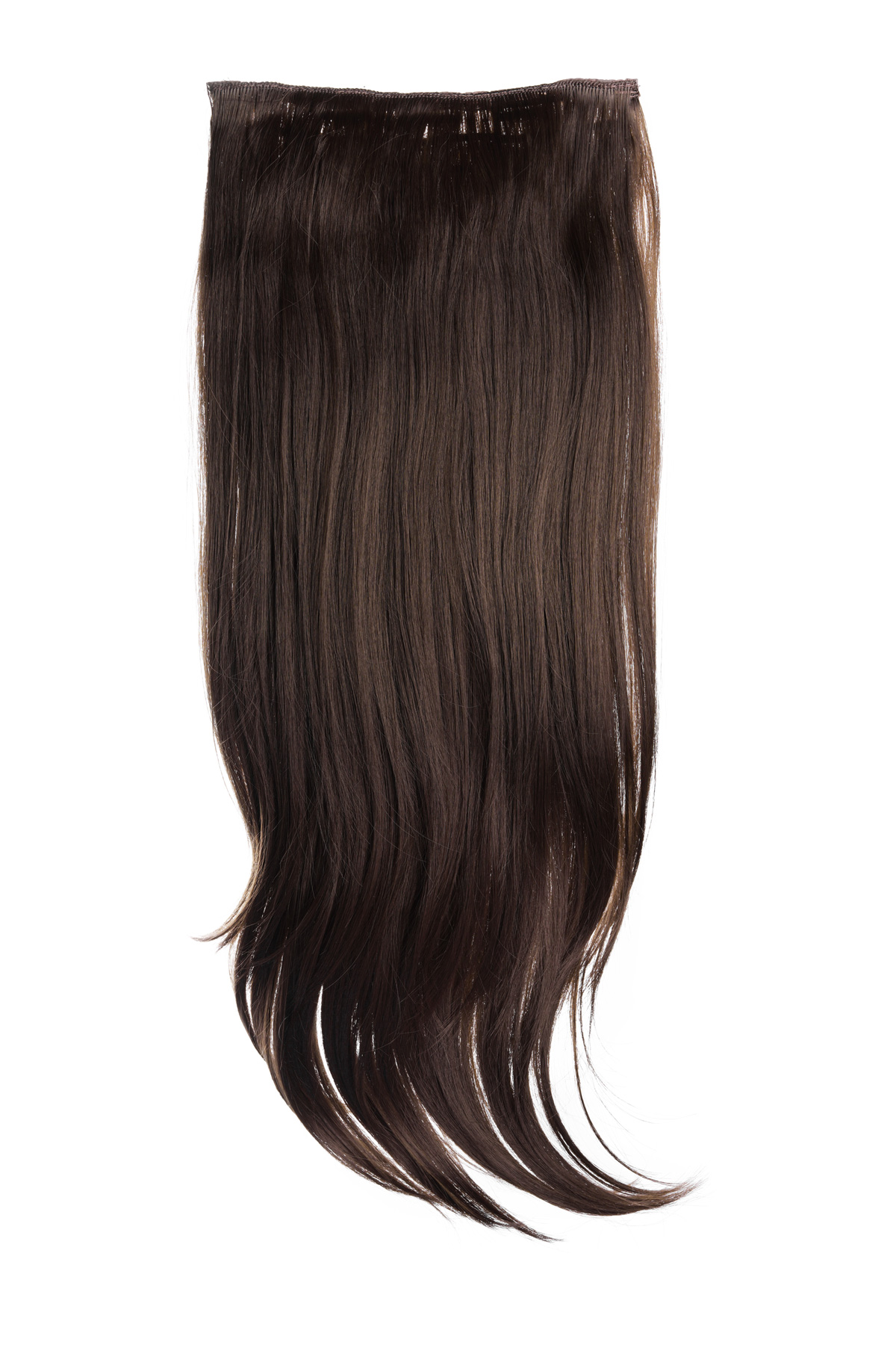 Clip in princess - dark brown 2