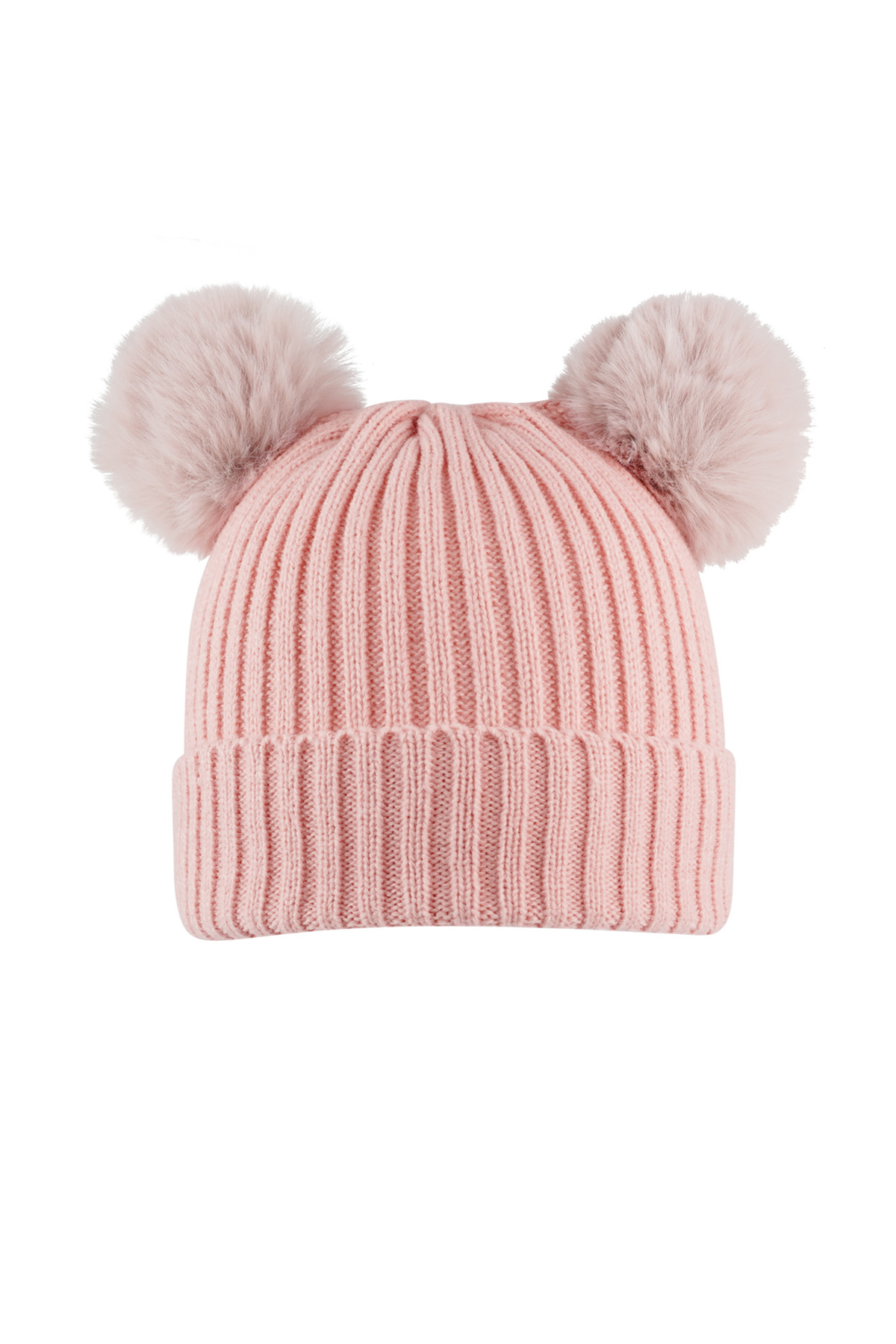 Kids - basic hat with pink balls