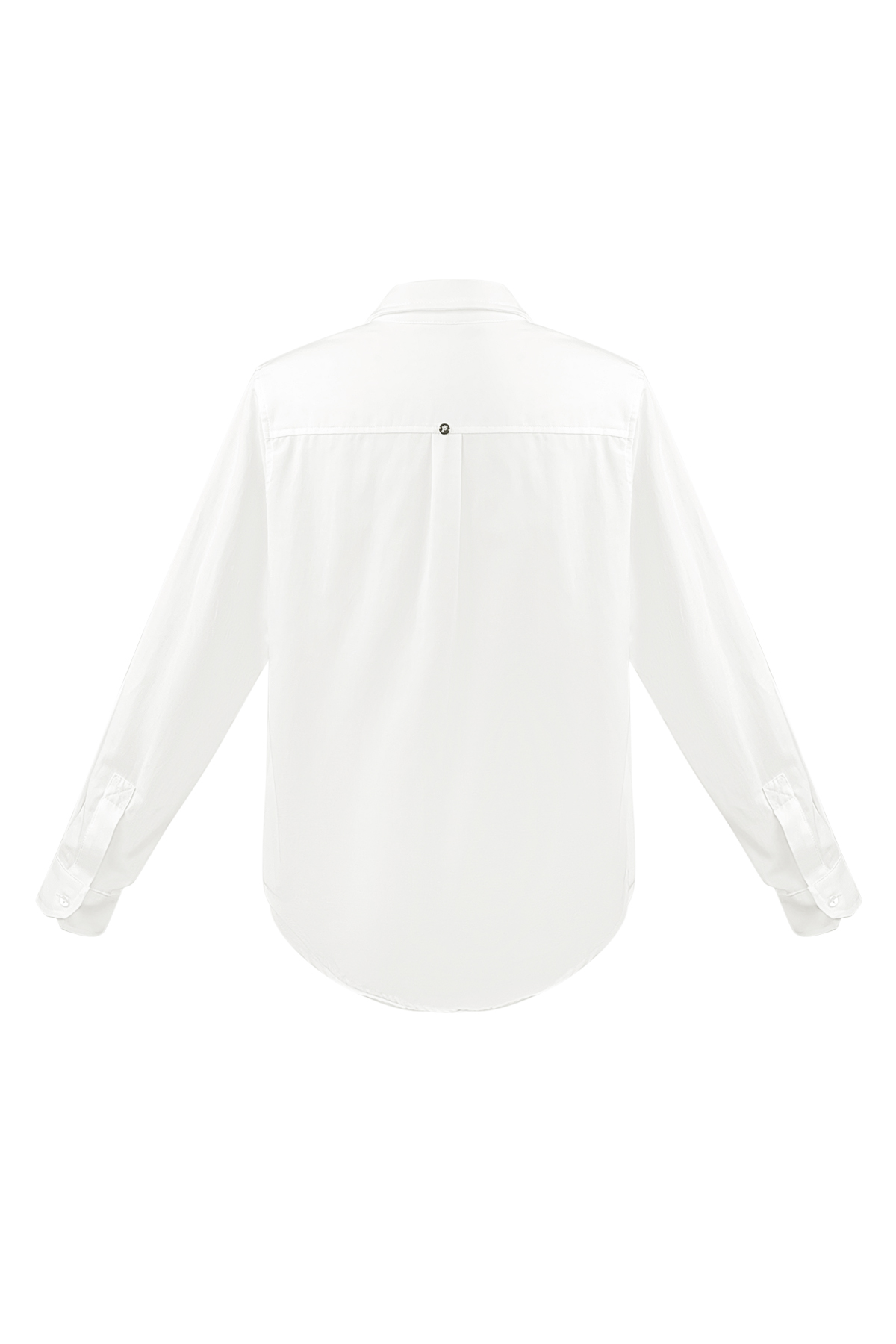 Basic plain blouse - white h5 Picture7