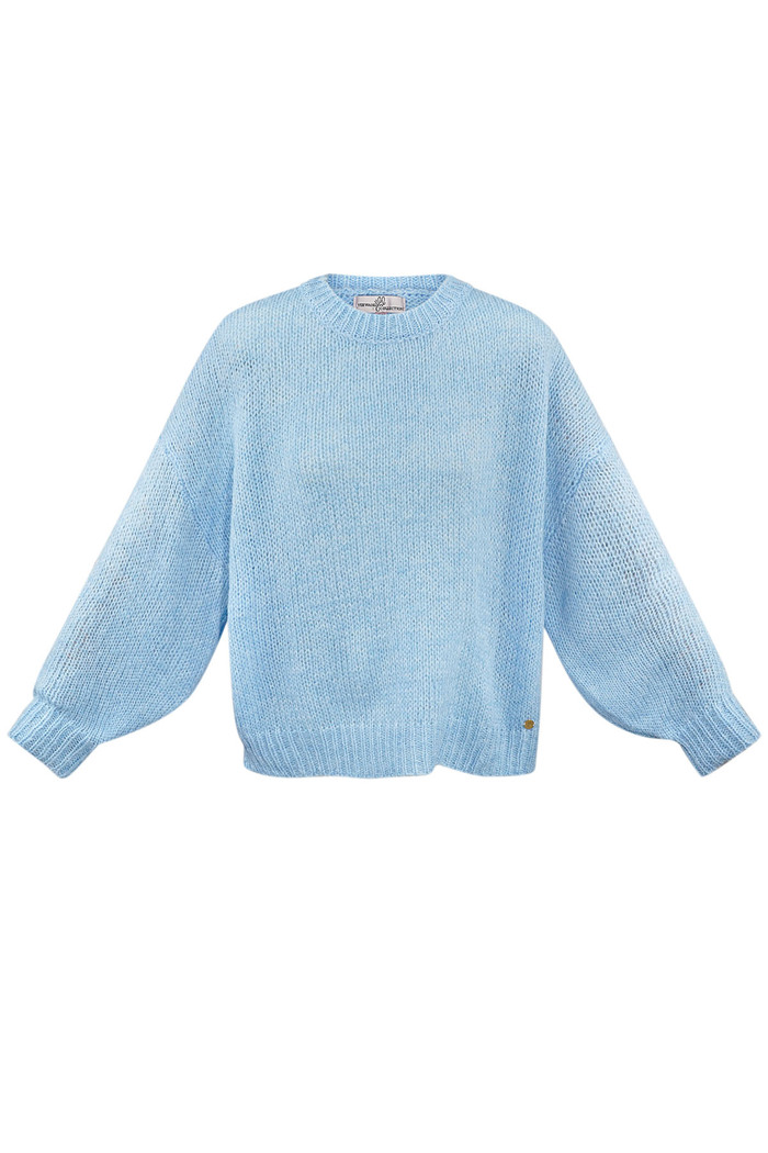 Pullover gemütlich - blau 