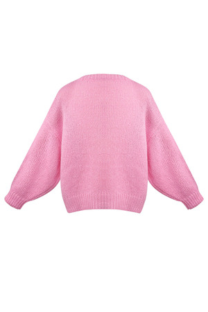 Kuscheliger Pullover - rosa h5 Bild11