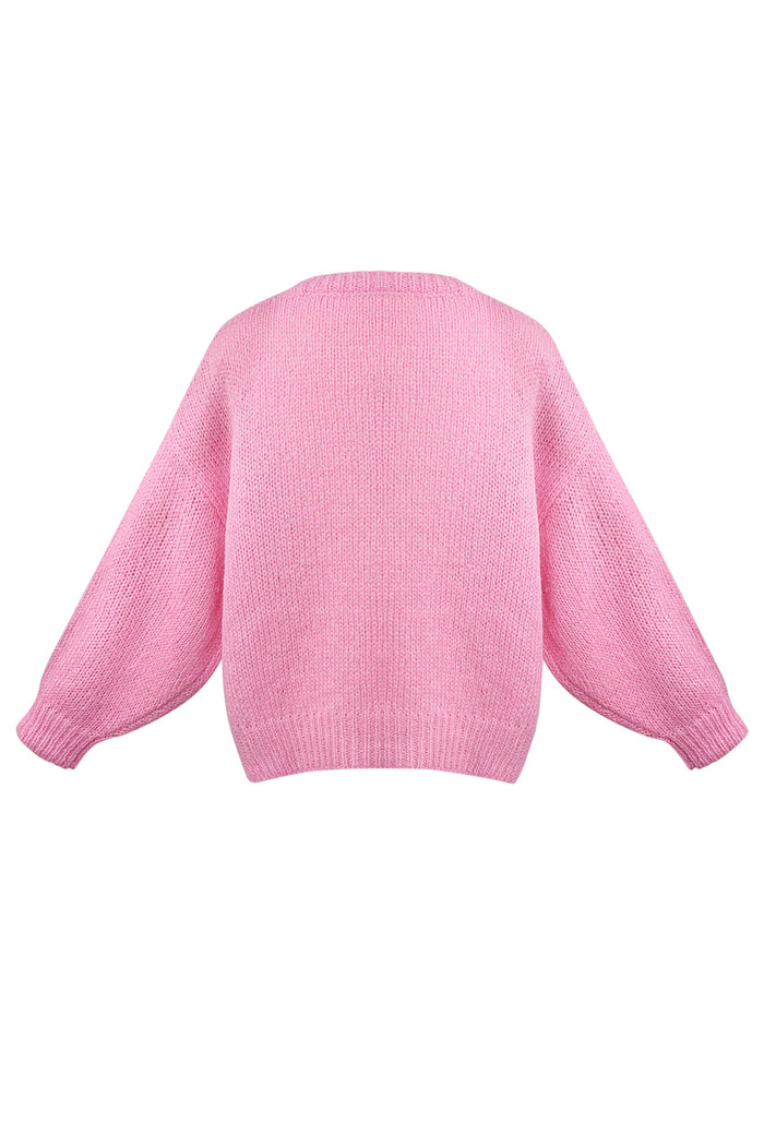 Kuscheliger Pullover - rosa Bild11