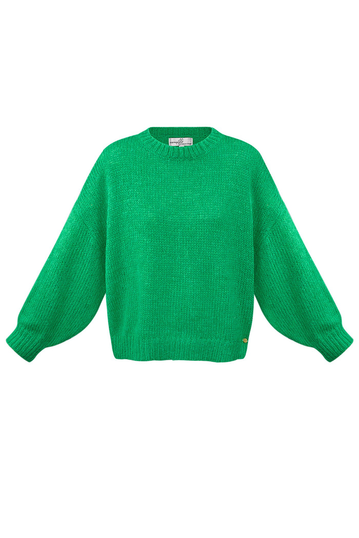 Pullover gemütlich - grün 