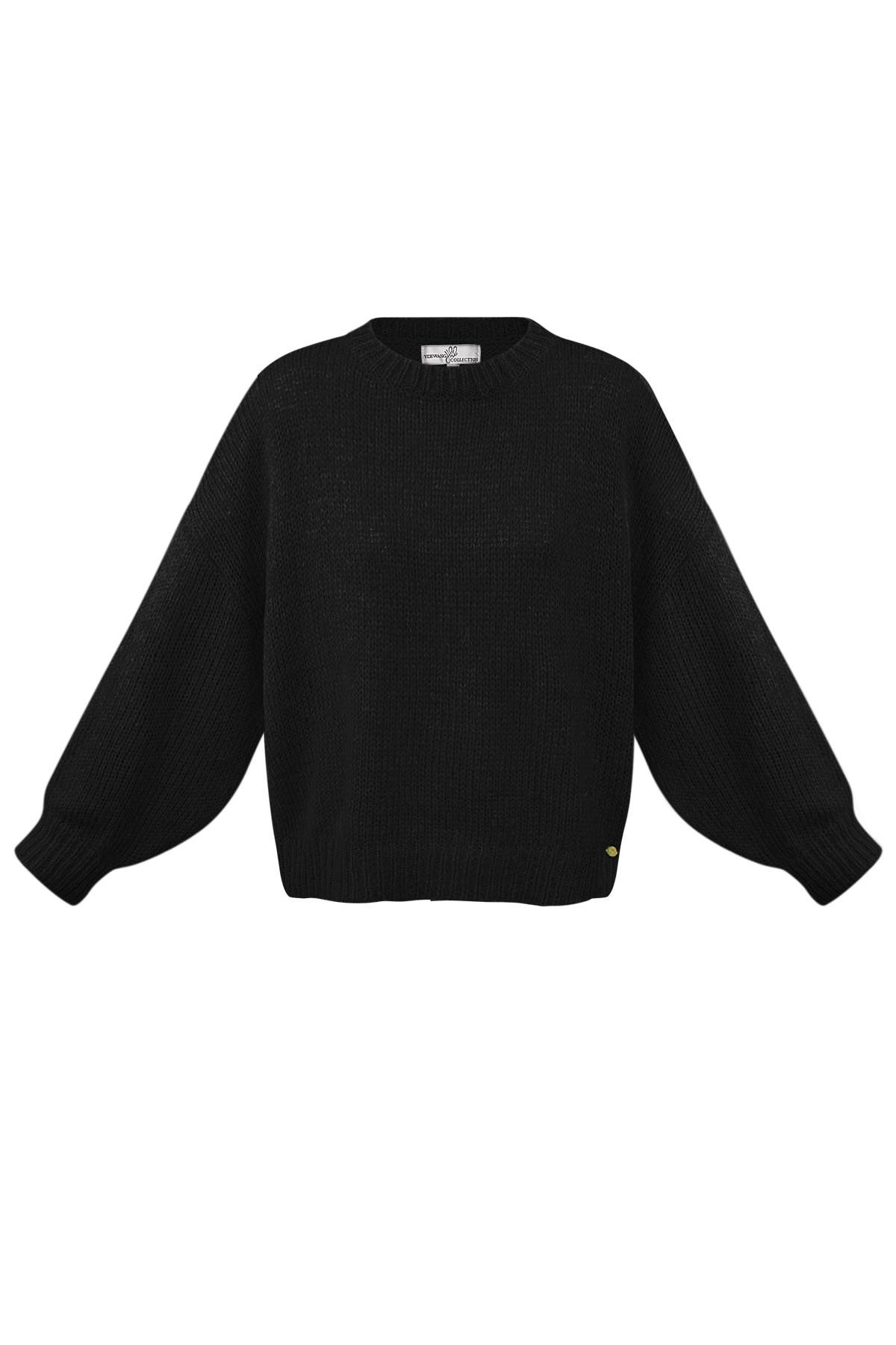 Pullover gemütlich - schwarz