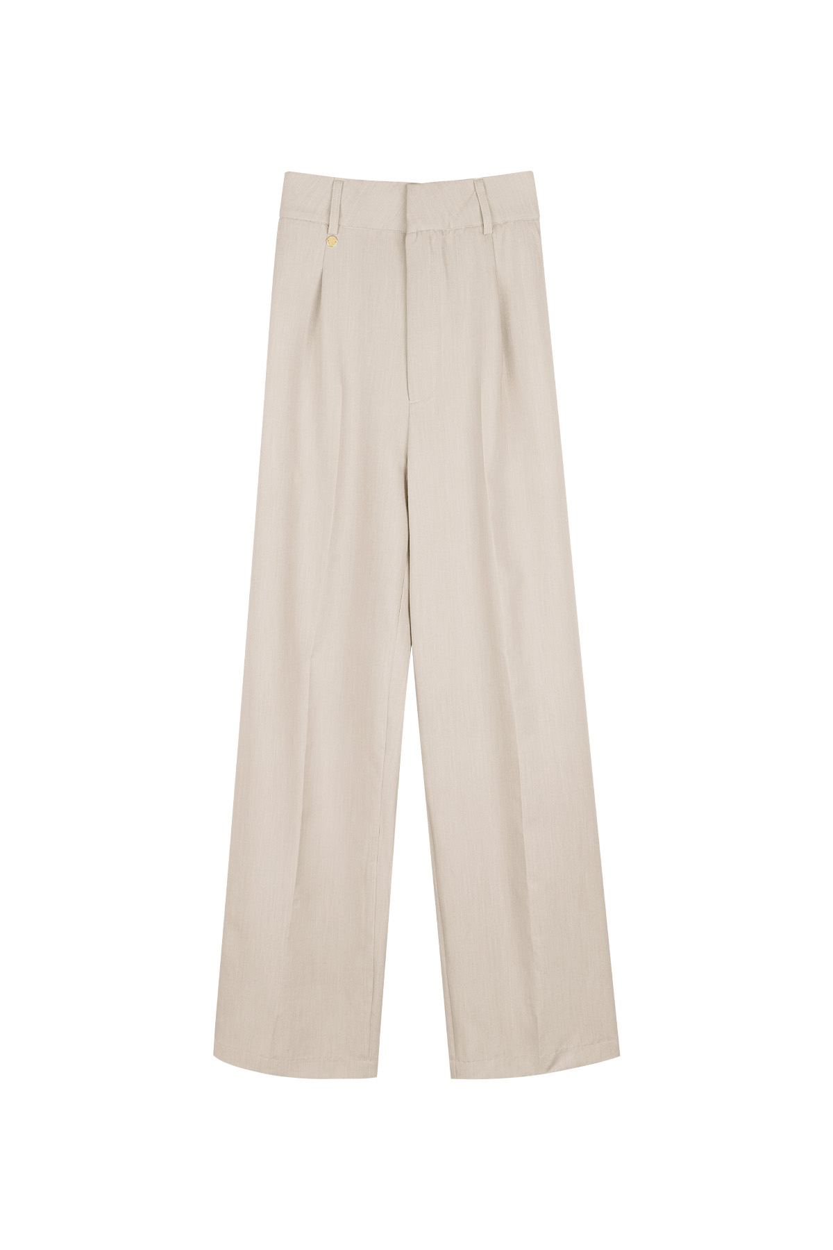 Pleated trousers - sand 