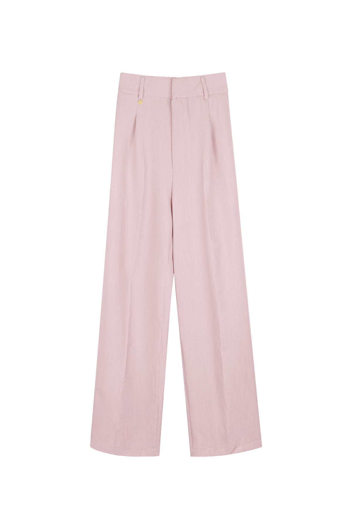 Pantaloni con piega - rosa