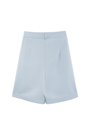 Shorts con pieghe - azzurro  h5 Immagine4