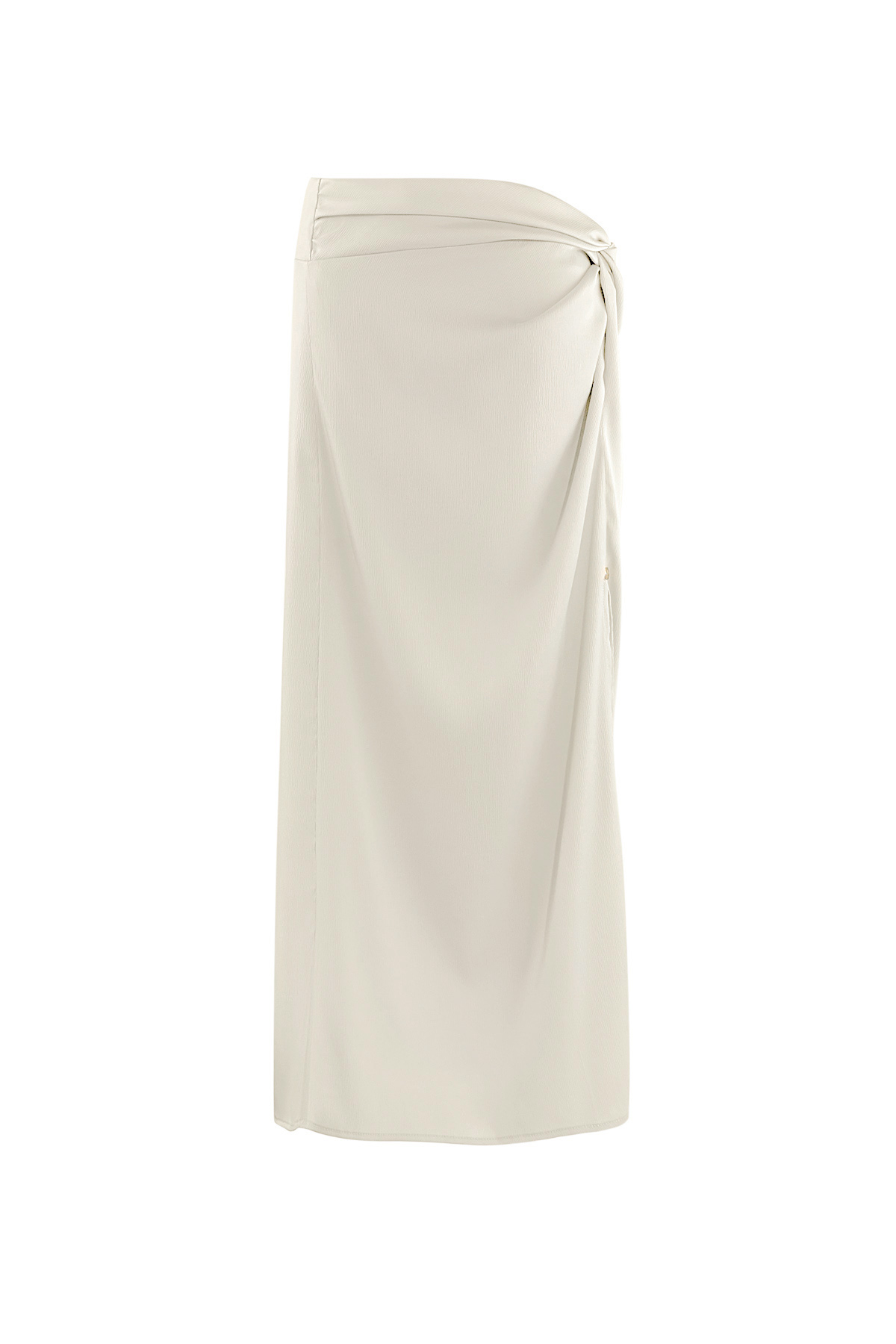 Long skirt knotted - beige 