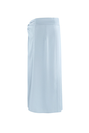 Long skirt knotted - light blue  h5 Picture4
