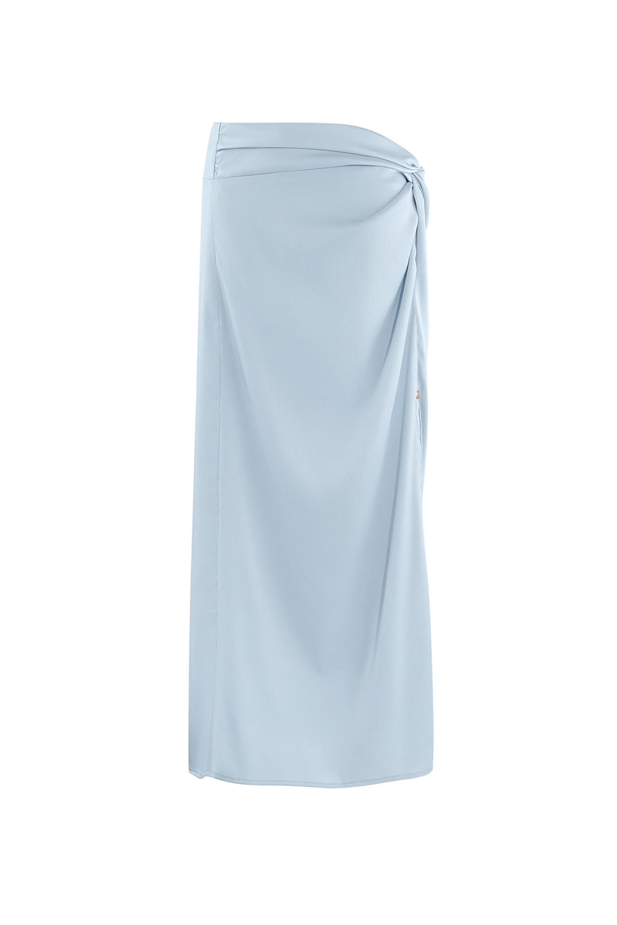 Long skirt knotted - light blue 