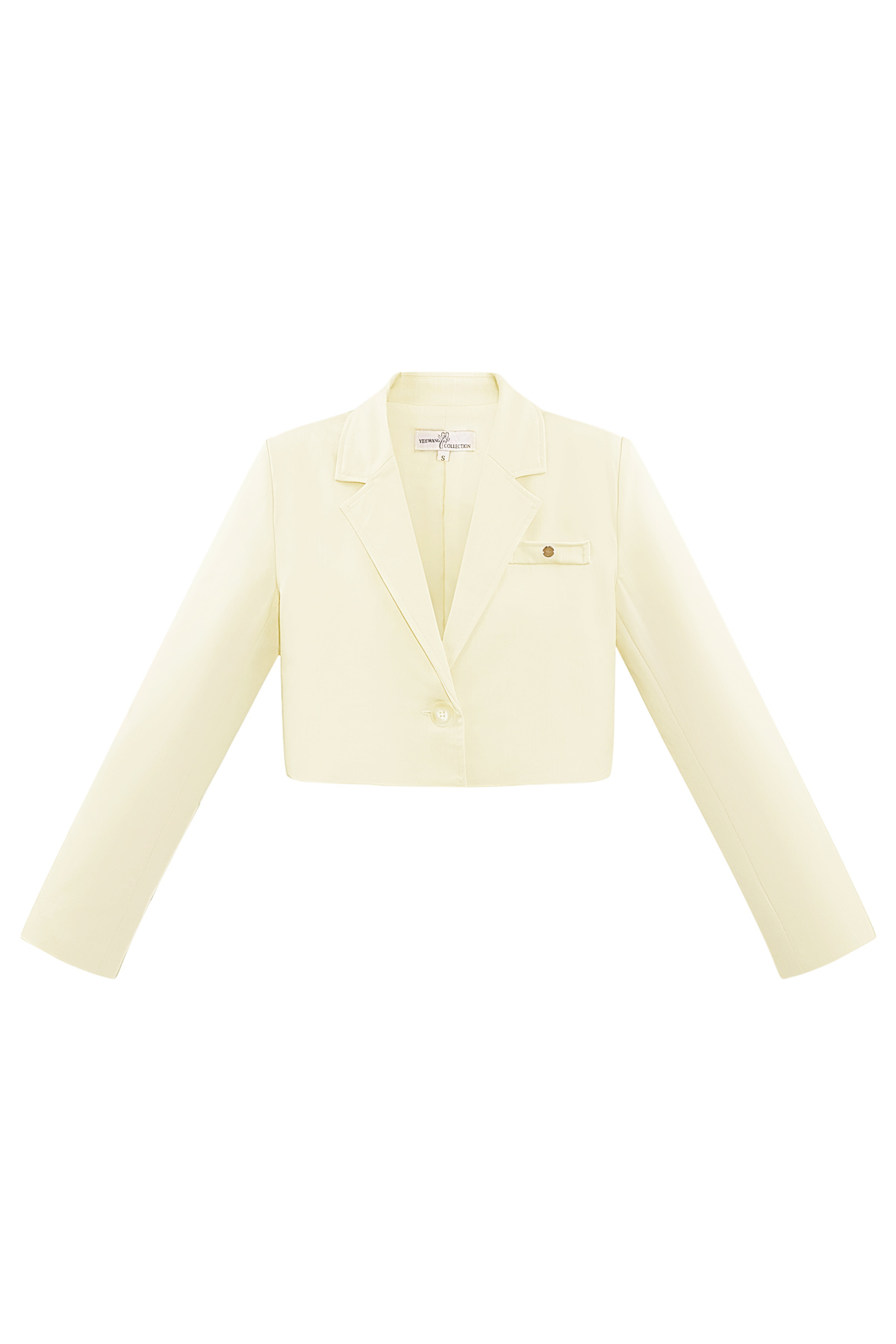 Cropped blazer - off-white 2