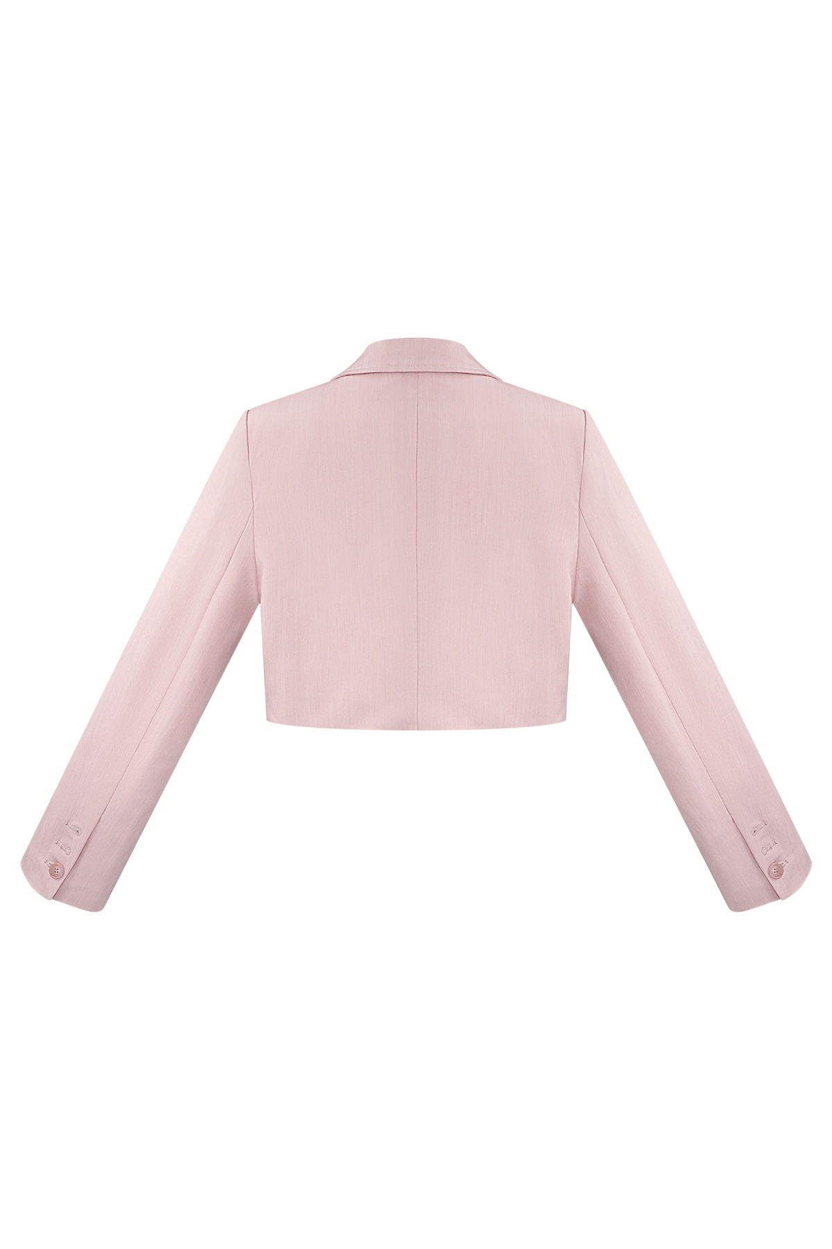 Gekropte blazer - roze  Afbeelding7