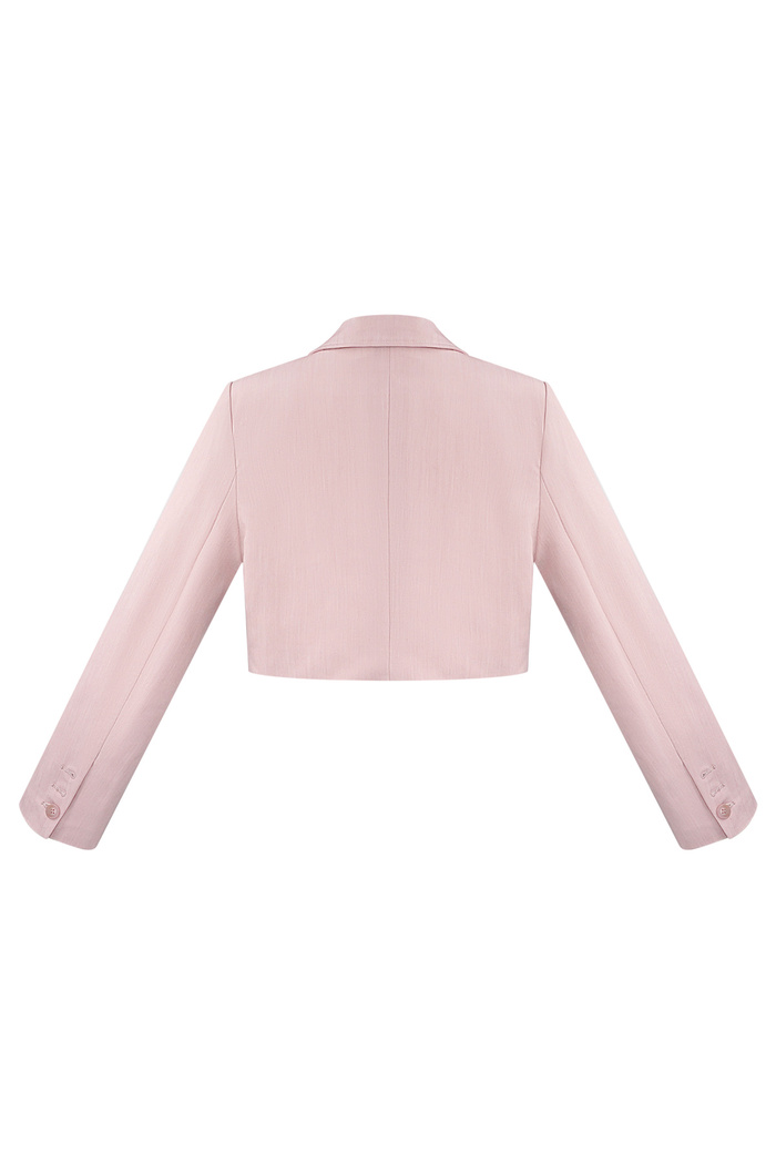 Cropped blazer - pink  Picture7