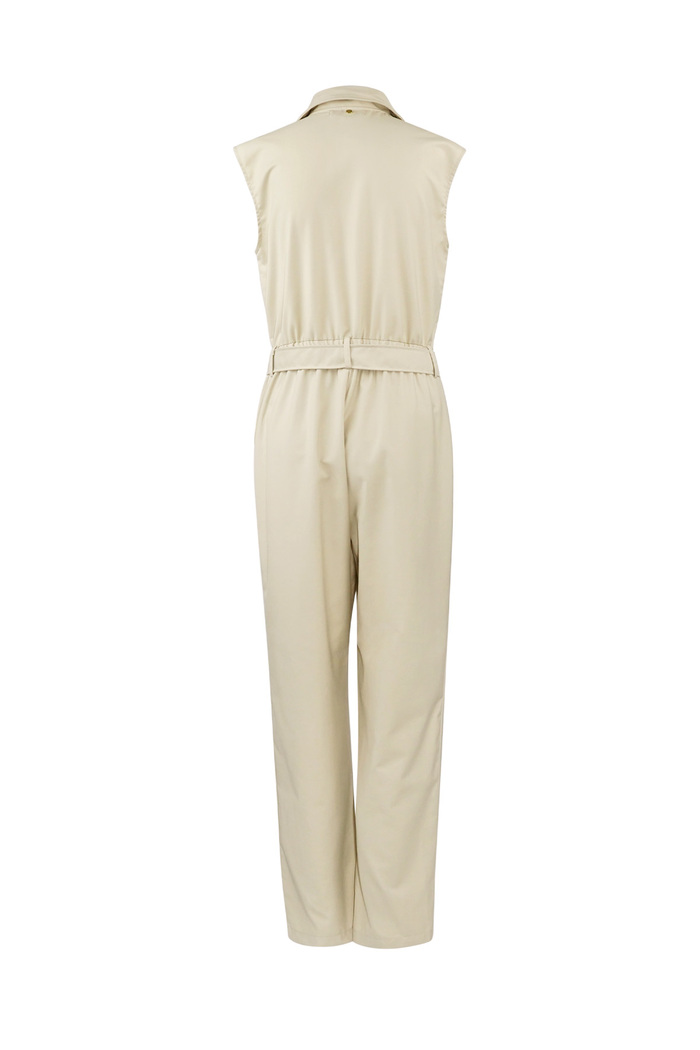 Jumpsuit sleeveless with pockets - beige  Picture7