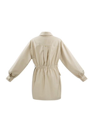 Long sleeve playsuit - beige  h5 Picture7