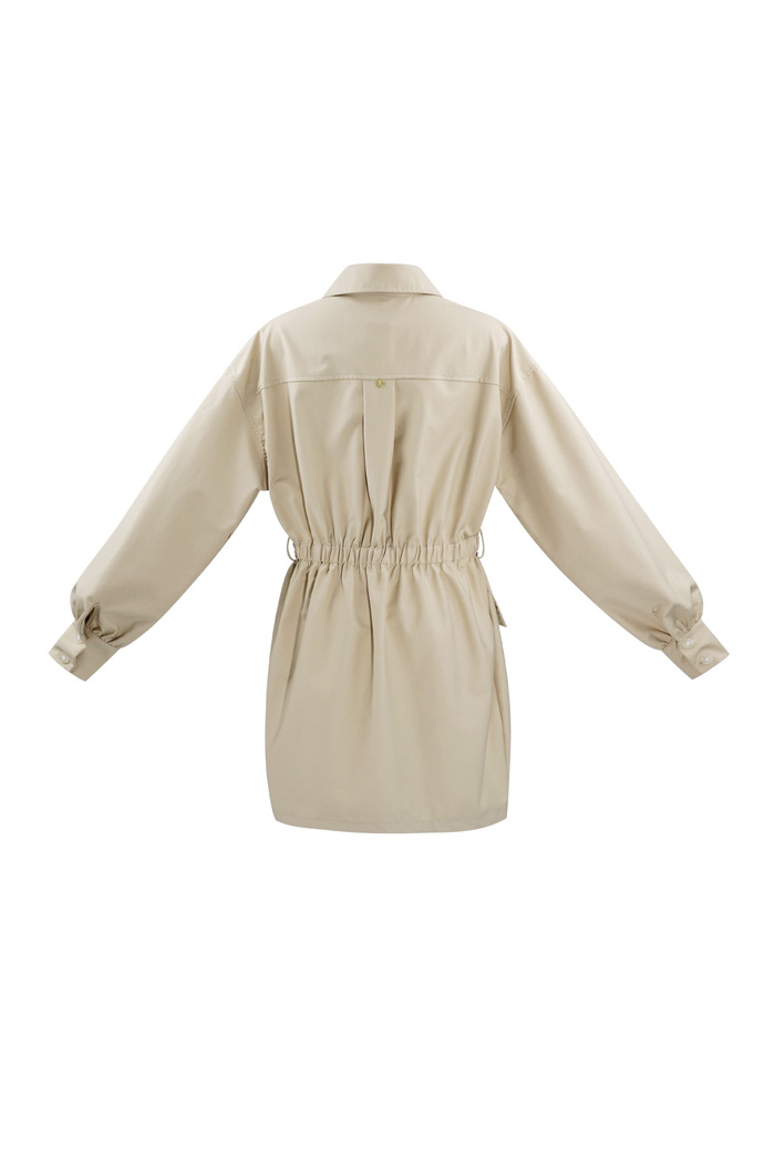 Long sleeve playsuit - beige  Picture7