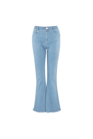 Jeans a zampa - azzurro h5 