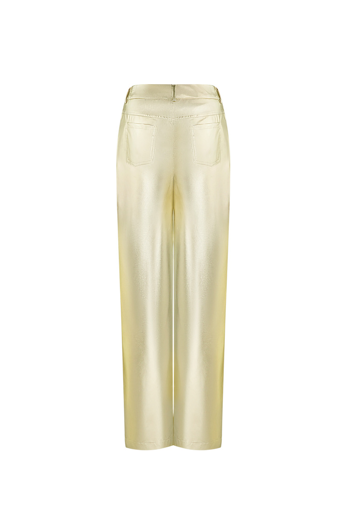 Pantalon métallisé - doré Image7