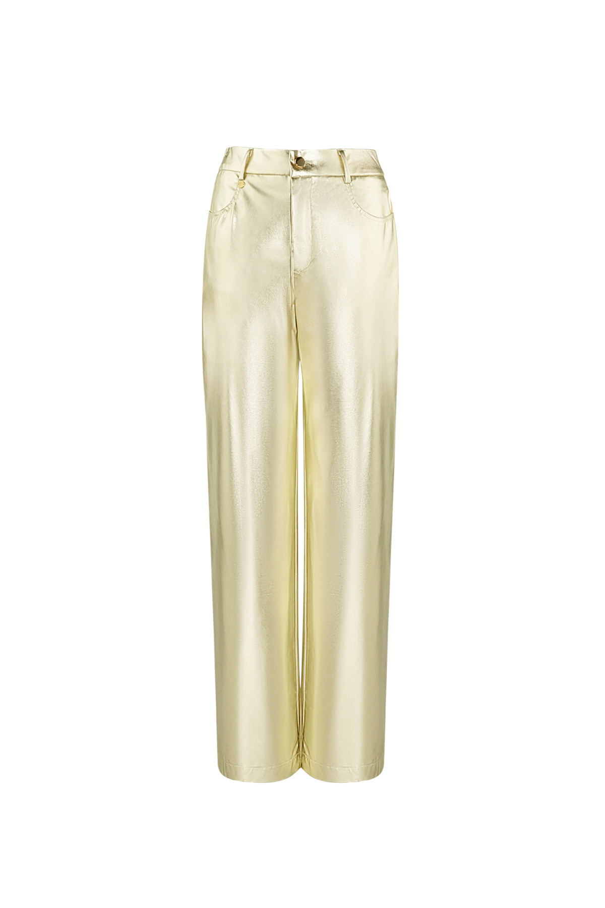 Pantalon métallisé - doré