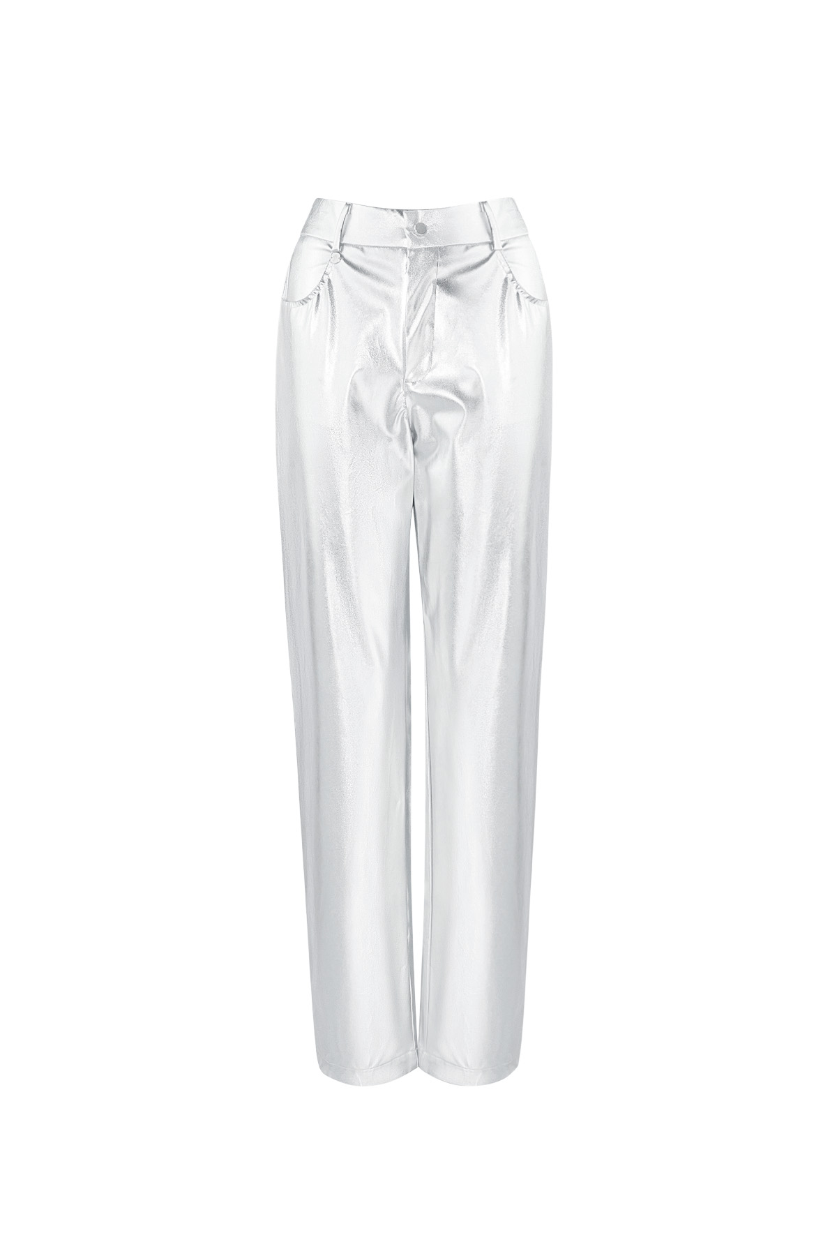 Metallic trousers - Silver Color color 2