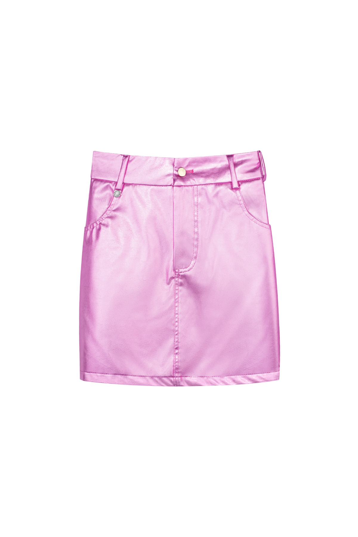 Metallic skirt - pink 2