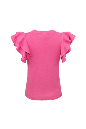 Top open flare sleeve - fuchsia h5 Picture7