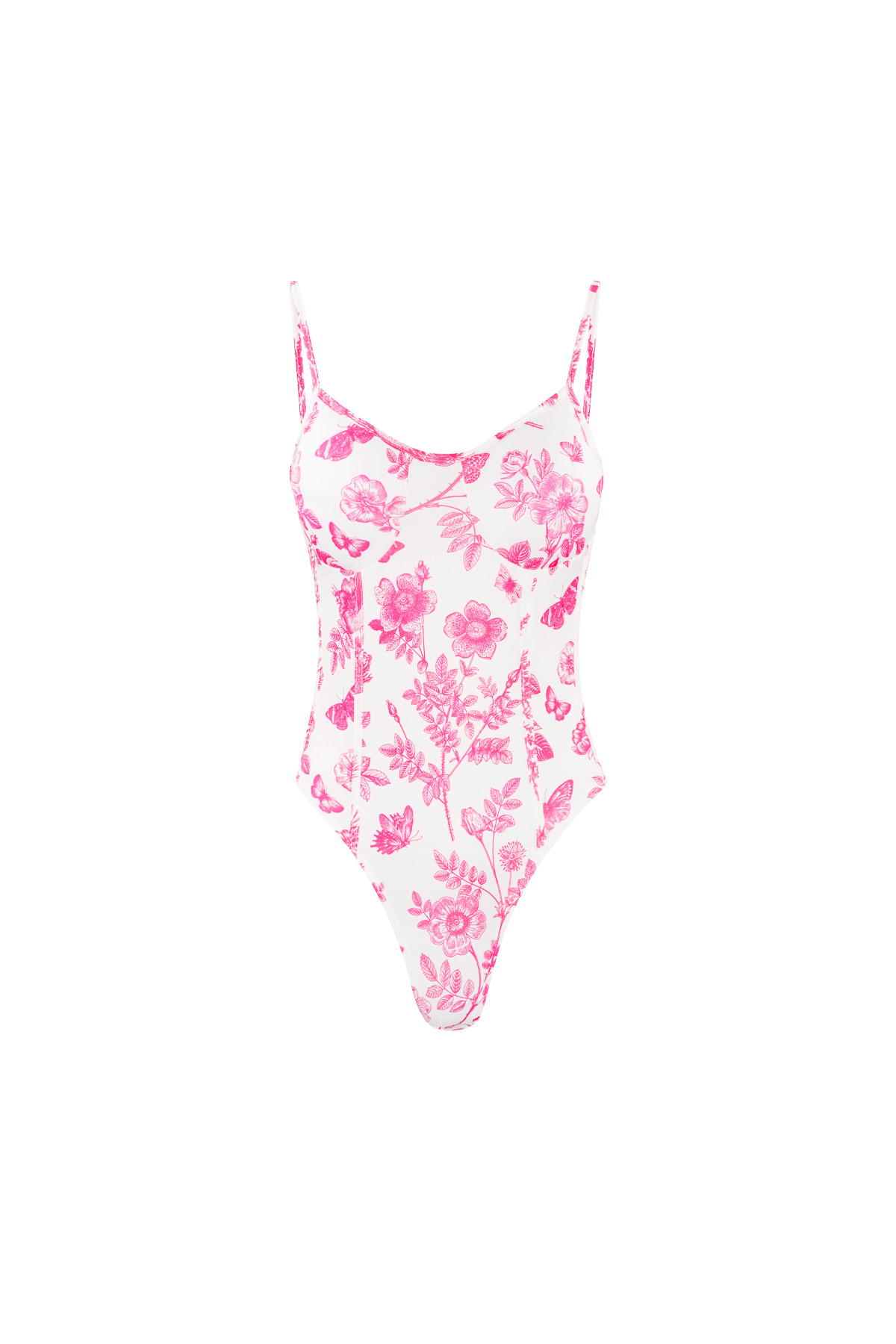 Floral body - fuchsia 2