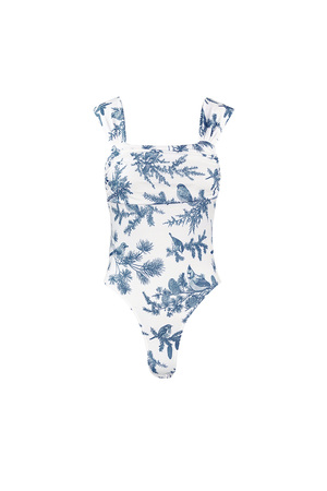 Flowery colorful body - blue h5 