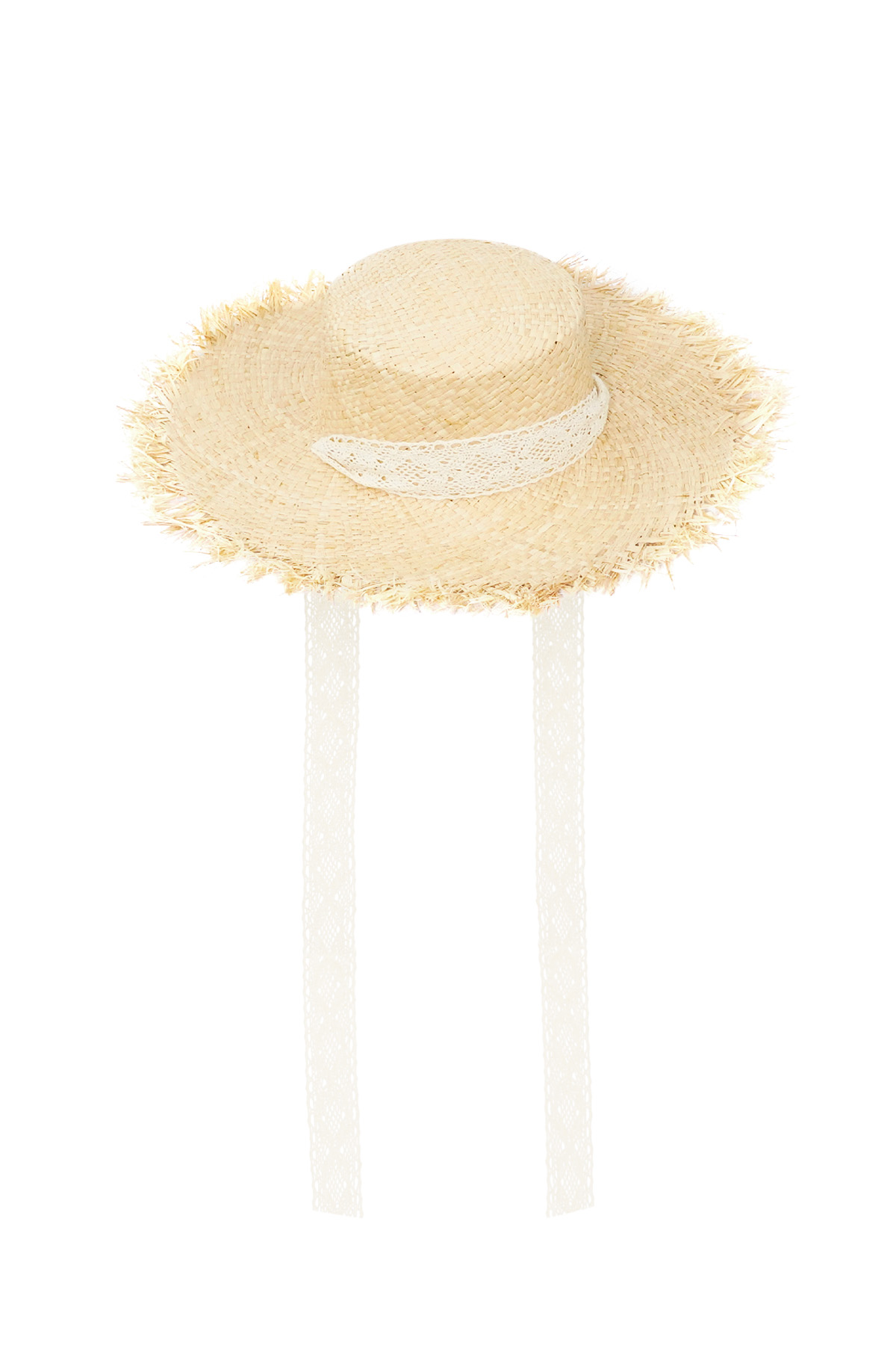 Chapeau de plage - blanc cassé Image6