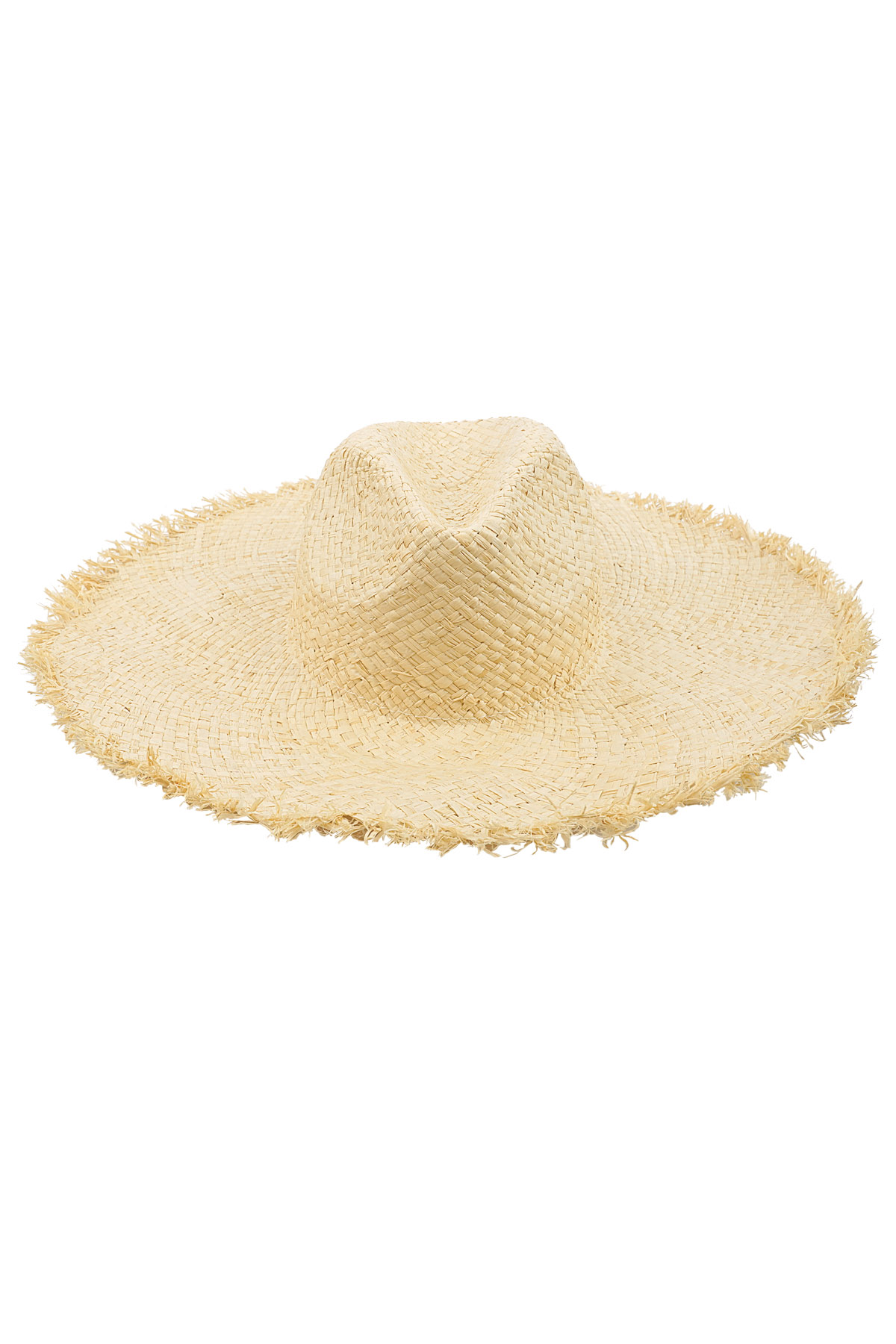 Sombrero de playa grande - beige  Imagen4