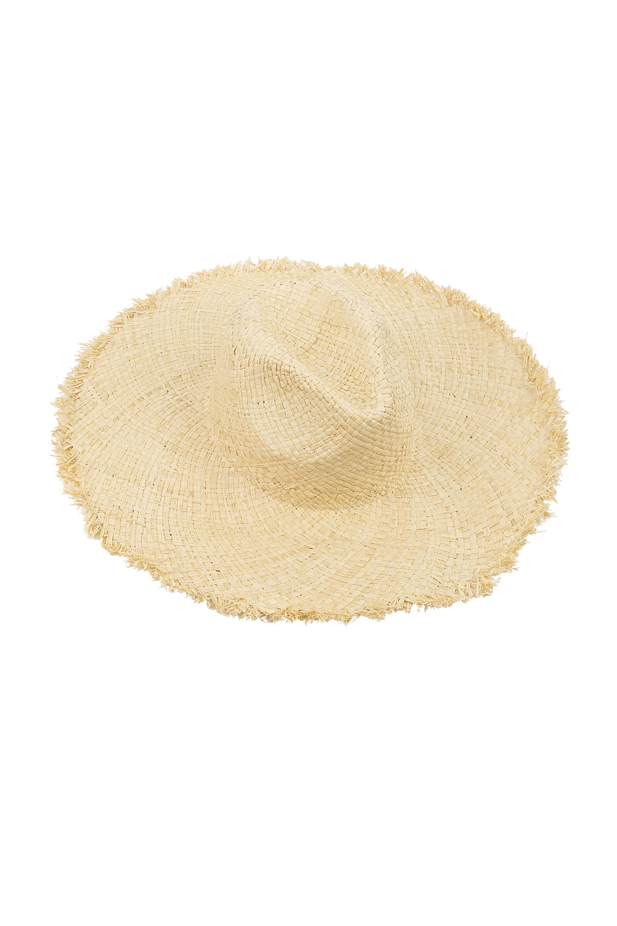 Large beach hat - beige 