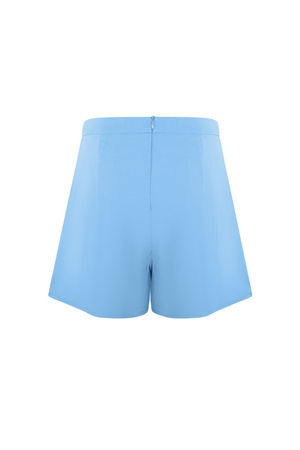 Falda pantalón mini básica pastel - azul h5 Imagen9