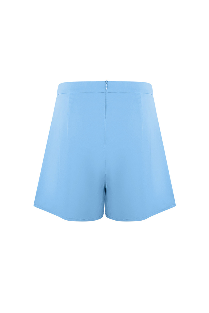 Falda pantalón mini básica pastel - azul Imagen9