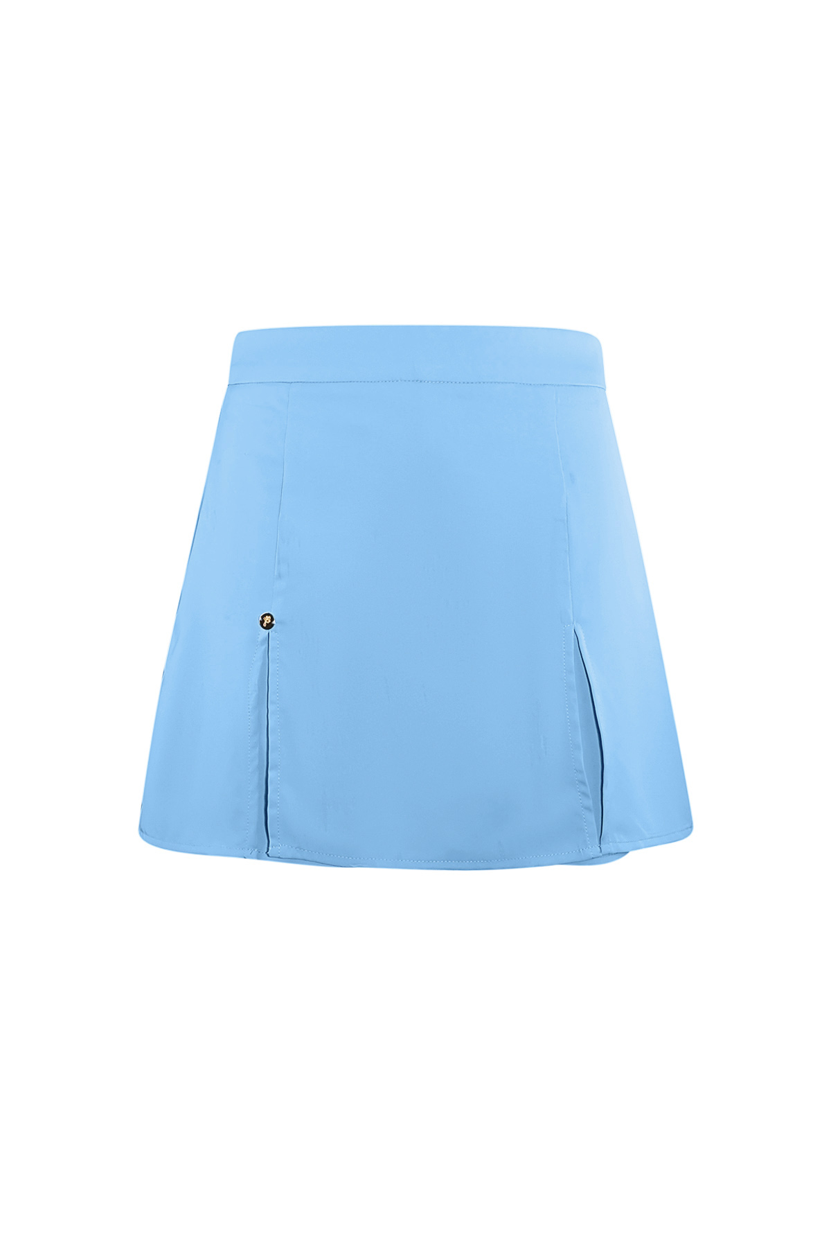 Falda pantalón mini básica pastel - azul