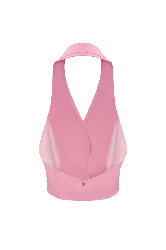 Simple pastel halter top - pink Picture11