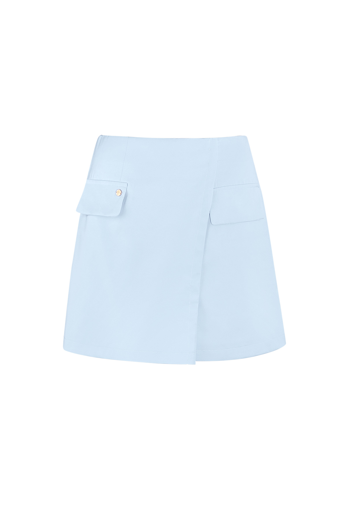 Plain pastel skirt - blue 2