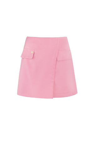 Plain pastel skirt - pink h5 