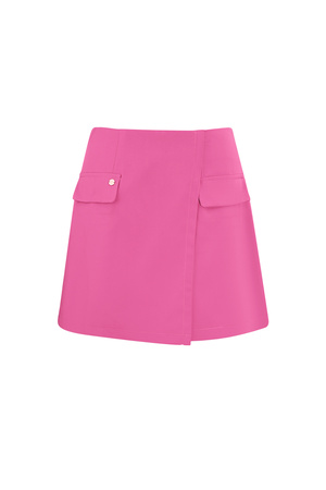 Plain pastel skirt - fuchsia h5 