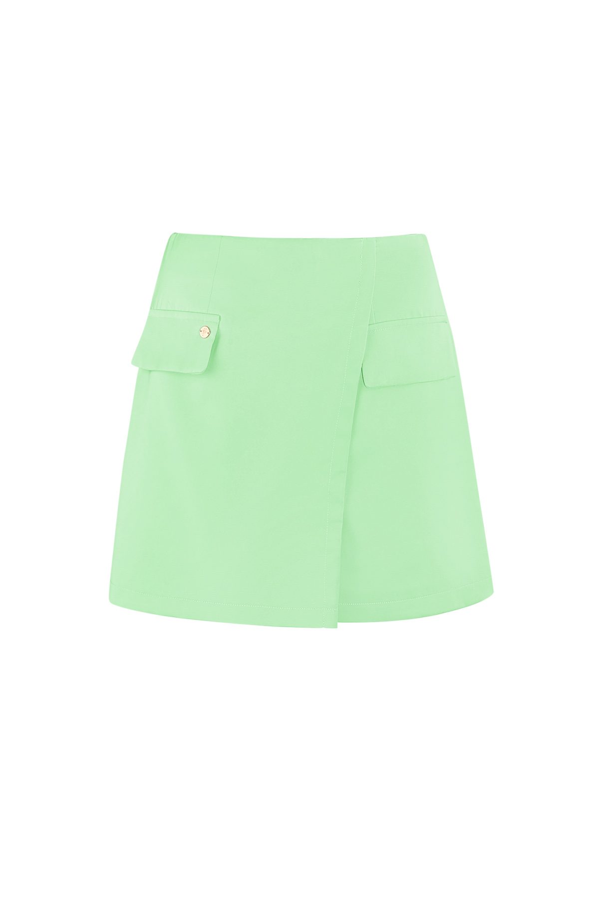 Plain pastel skirt - green 2