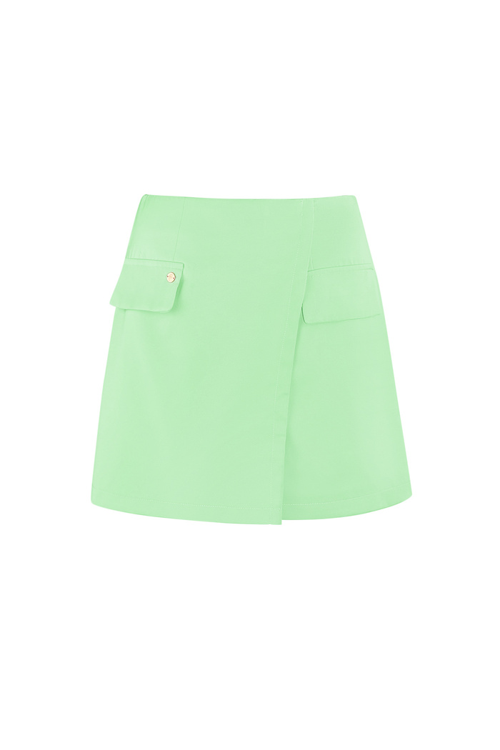 Plain pastel skirt - green 