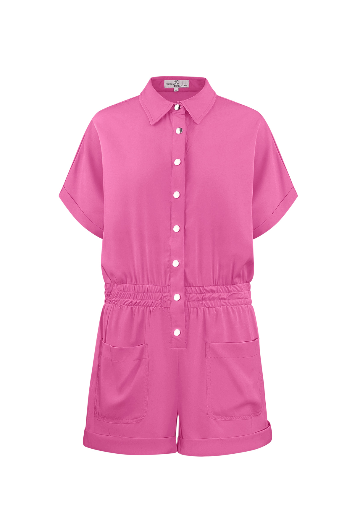 Farbenfroher Playsuit - fuchsia