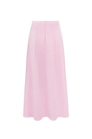 Falda larga de raso - rosa h5 Imagen9