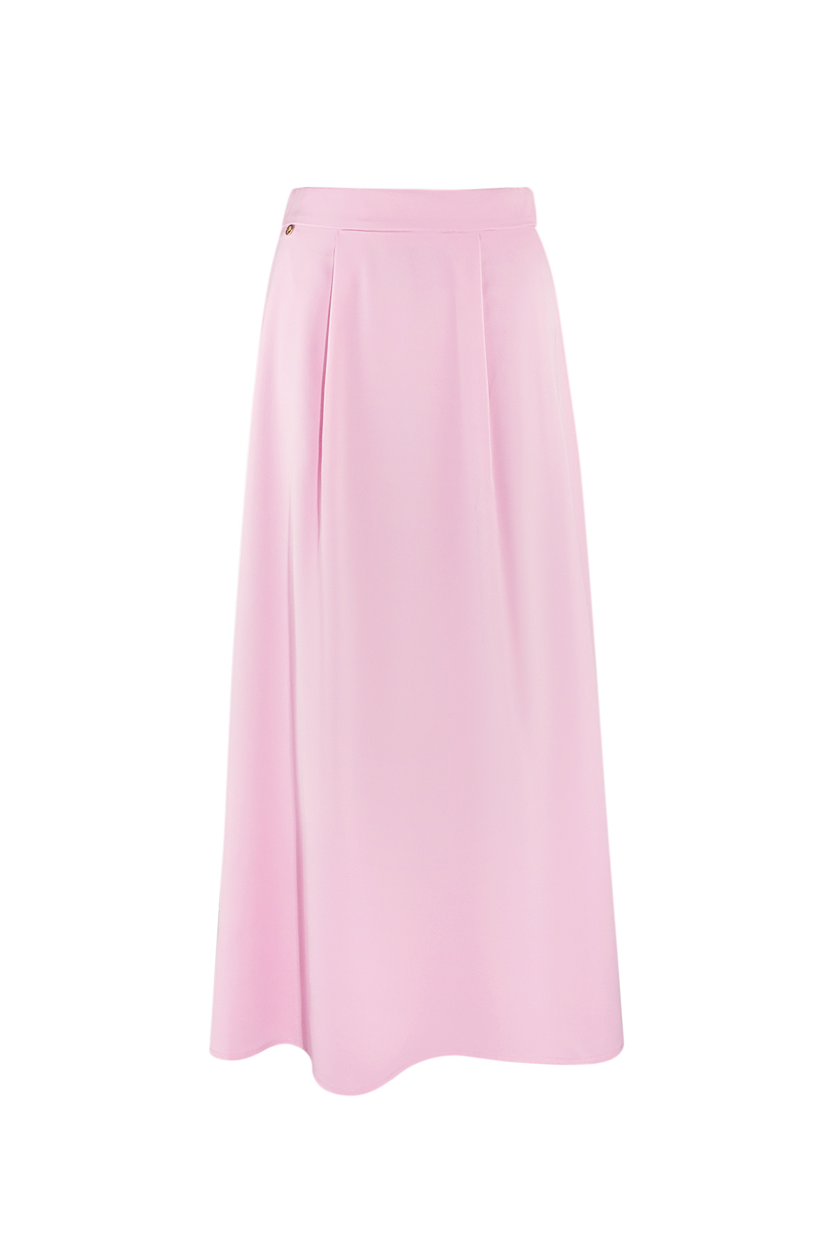 Long satin skirt - pink 2